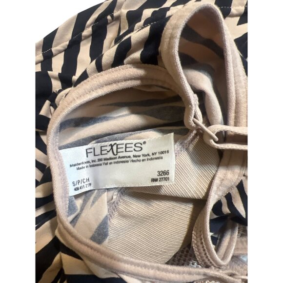 Set Of 2 Maidenform Flexees Shapewear Tank Tops Beige Zebra Print #3266 Size S - Picture 7 of 7